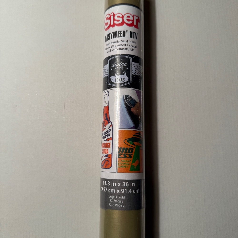 Siser EasyWeed HTV, 11.8 in. x 36 in., Vegas Gold